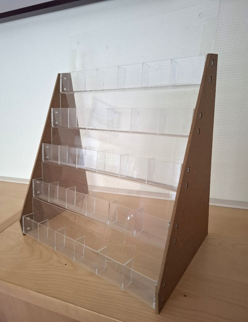 Toonbank display - 30 kleine vakjes, Ophalen, Gebruikt