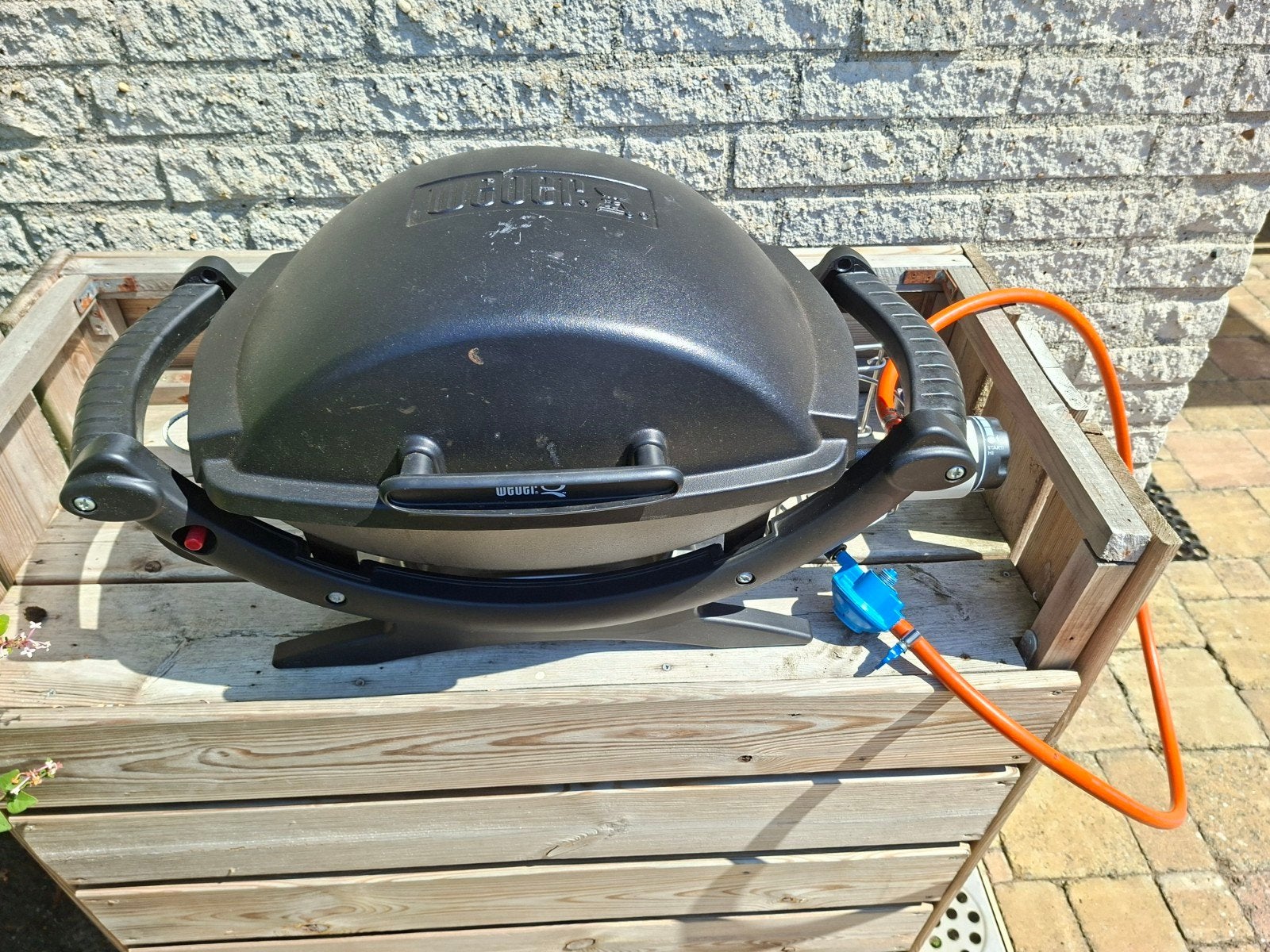 Weber Q100 Gasbarbecue - Gebruikt, Goede Staat, Ophalen, Gebruikt, Weber
