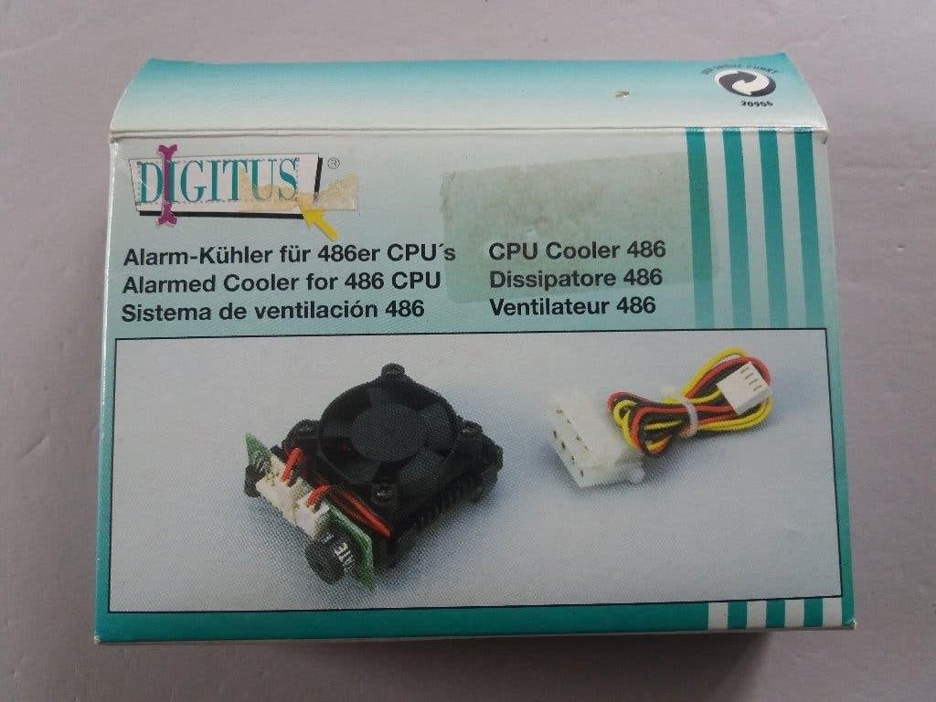 CPU  COOLER VOOR 486 COMPUTER - MET TEMPERATUURALARM., Ophalen of Verzenden, Vintage computer
