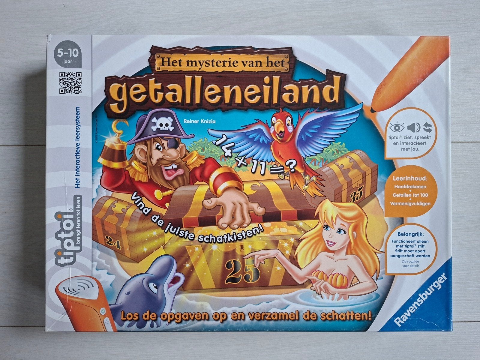 Tiptoi spel - Het Mysterie van het Getalleneiland, Ophalen of Verzenden, Gebruikt, Ravensburger