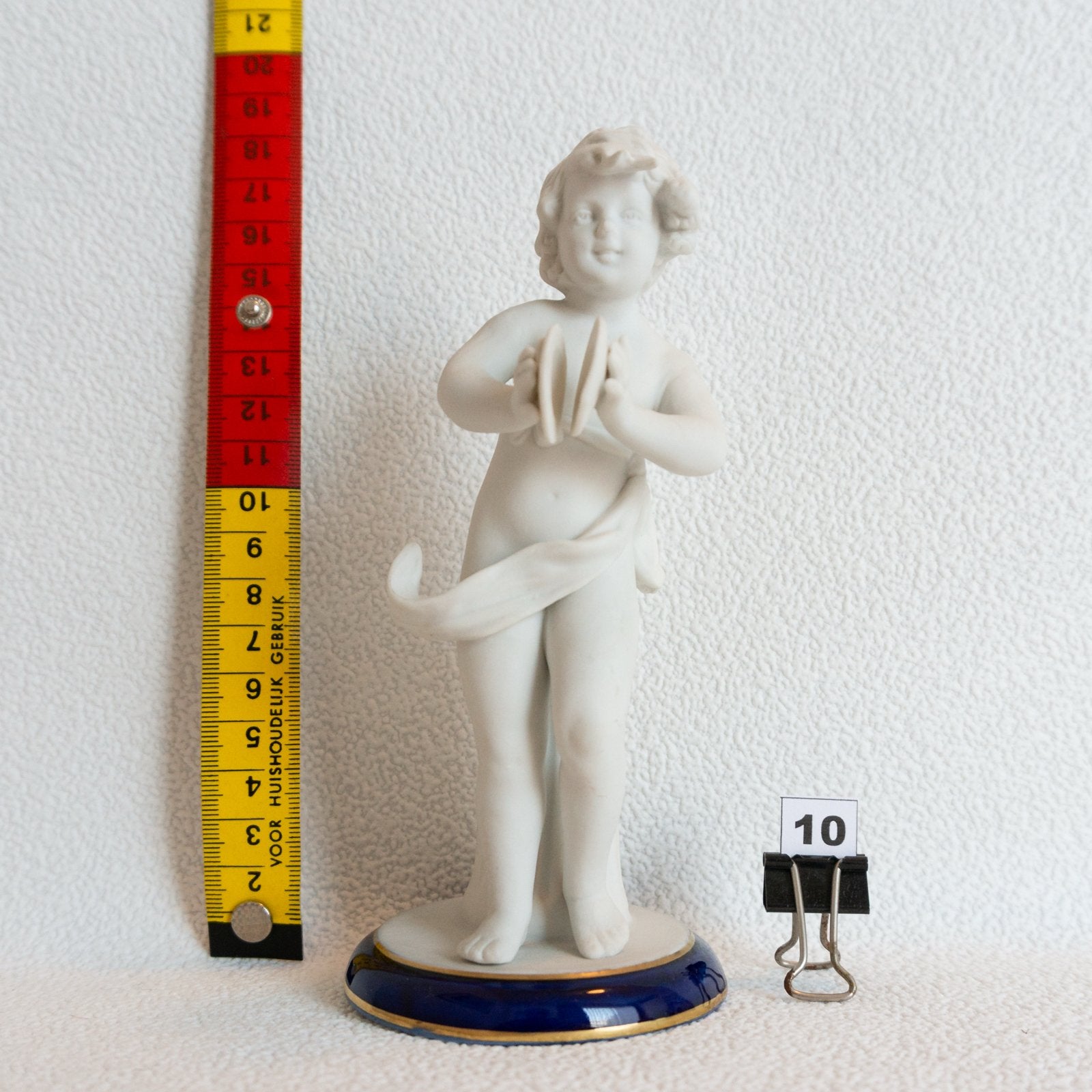 Antiek Porseleinen Putto Beeldje - Neapel Capodimonte Stijl, Ophalen