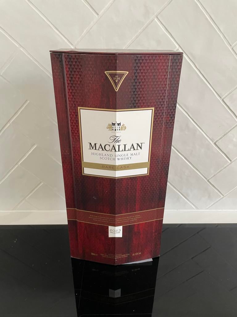 Lege Macallan Rare Cask fles met doos, Ophalen of Verzenden, Zo goed als nieuw