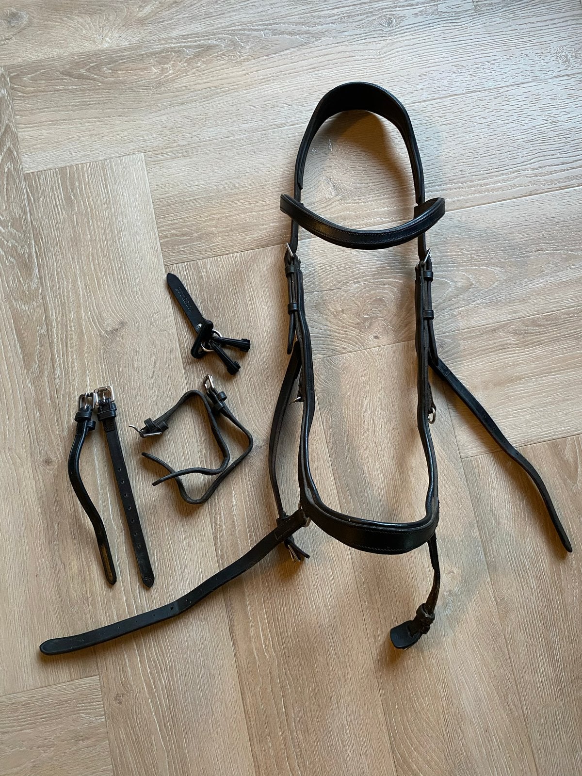 Rambo micklem 2 competition bridle Full zwart, Dieren en Toebehoren, Hoofdstel, Rambo, Ophalen of Verzenden, Full