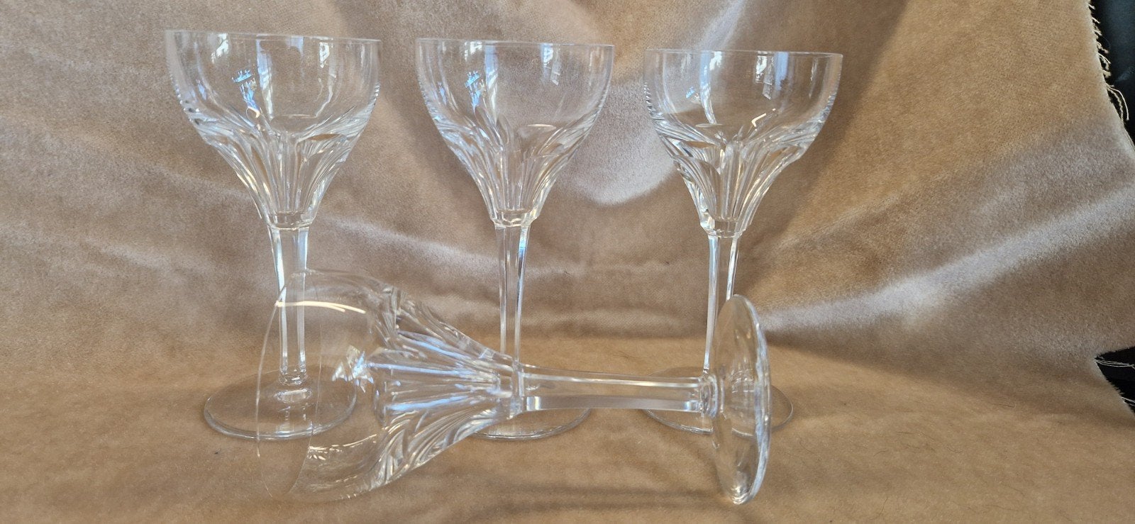 4x Kristallen glazen Royal Leerdam Brioso, Ophalen