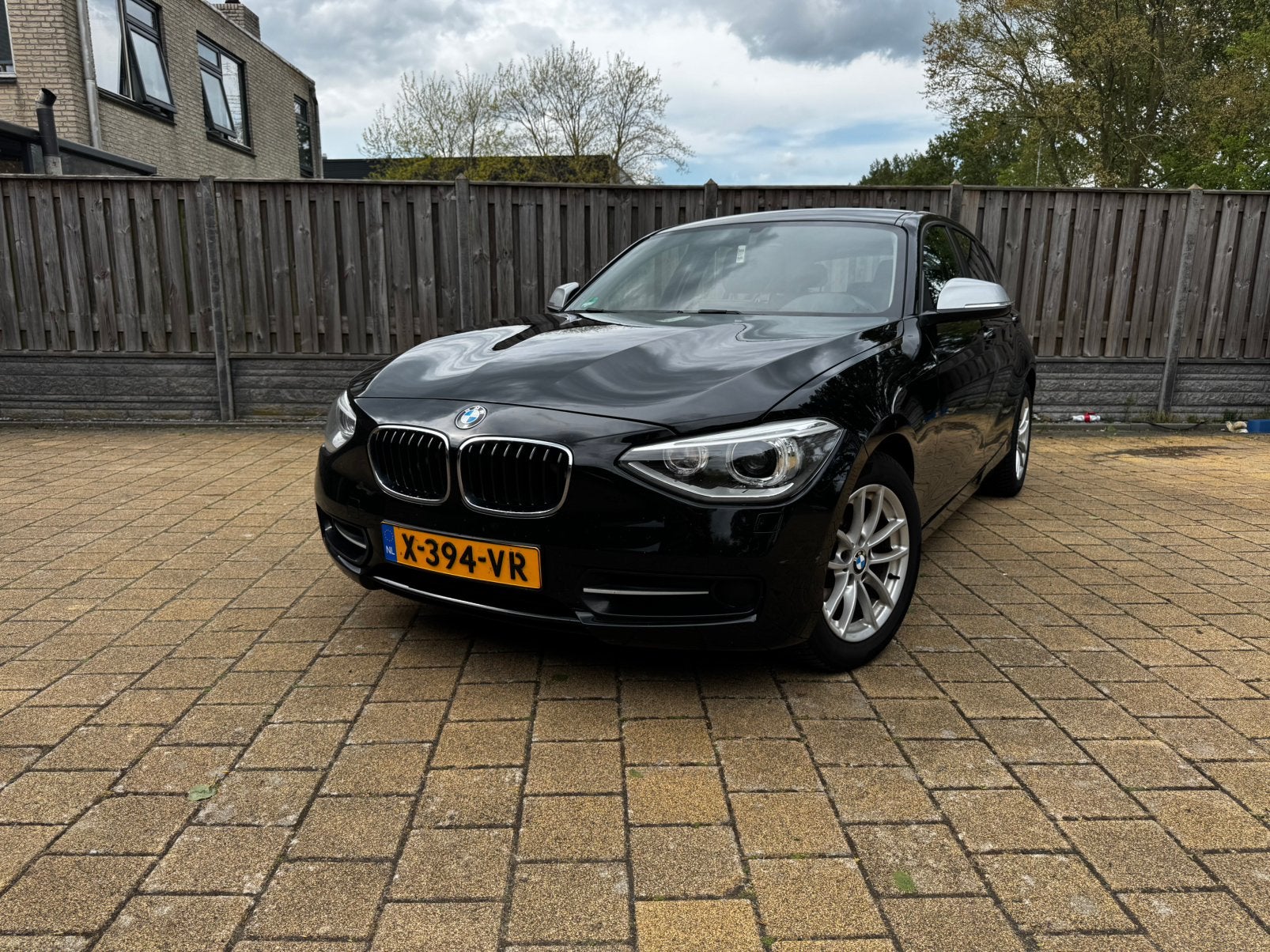 BMW 1-Serie 118I 125KW 5DR 2011 Zwart, Auto's, 1-Serie, Euro 5, Zwart, Zwart