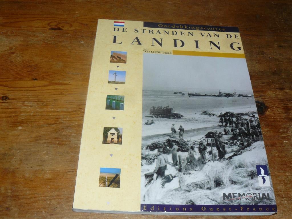 De stranden van de landing (D-Day, Normandië 1944, gids, Wo2, Tweede Wereldoorlog, Ophalen of Verzenden, Zo goed als nieuw, Yves Lecouturier