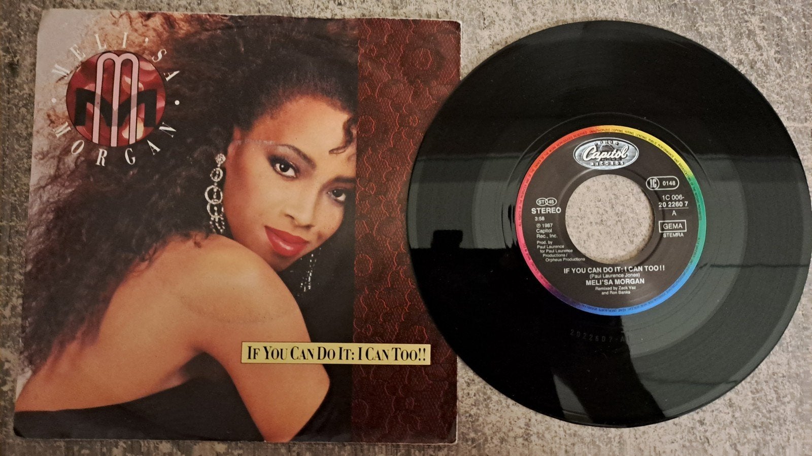 meli'sa morgan  - if you can do it: i can too, Gebruikt, 7 inch, Pop, Fotohoes