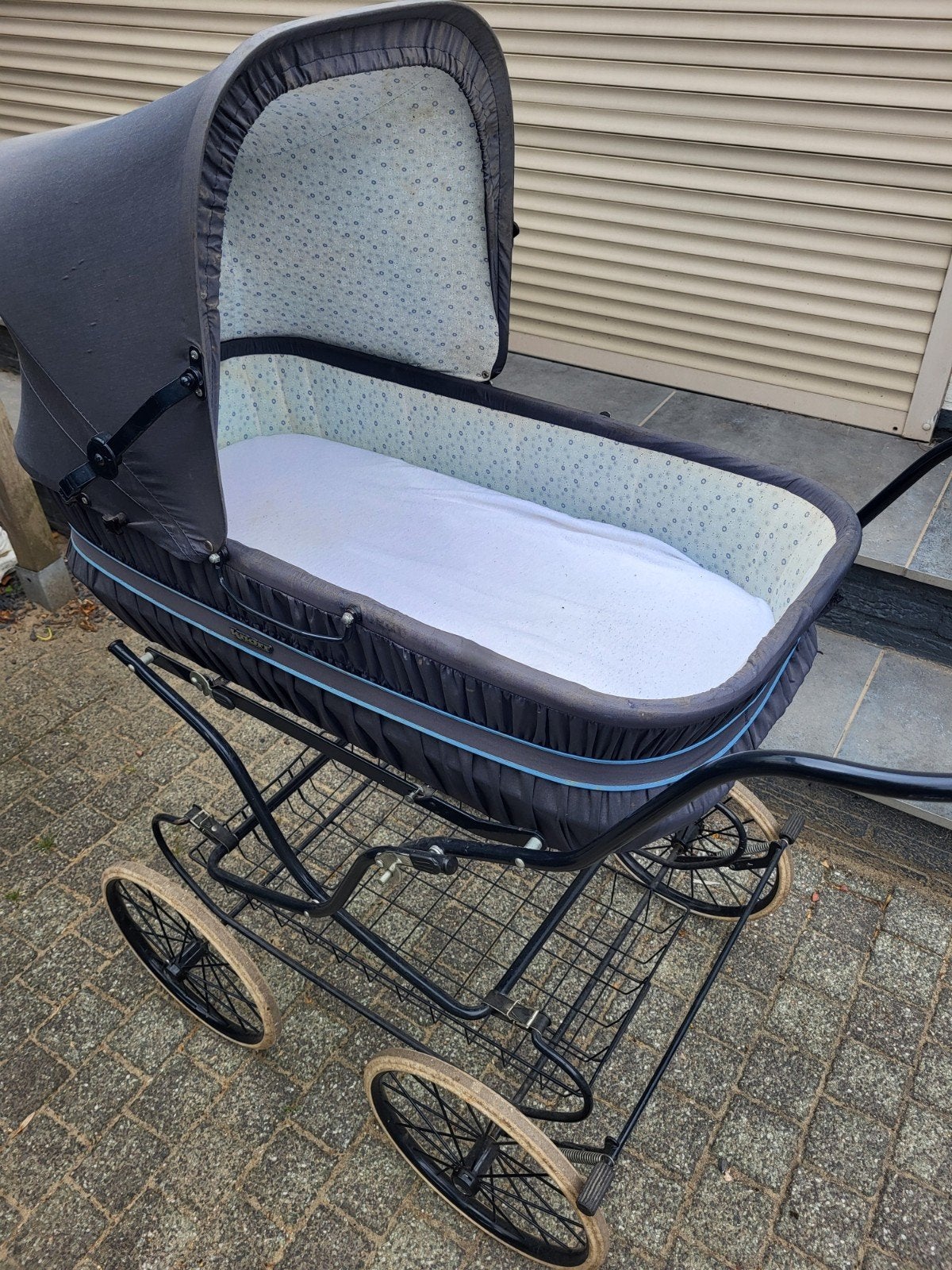 Knorr Kinderwagen uit 1986 - Vintage Stijl met hoes parasol, Kinderen en Baby's, Kinderwagens en Combinaties, Ophalen, Gebruikt