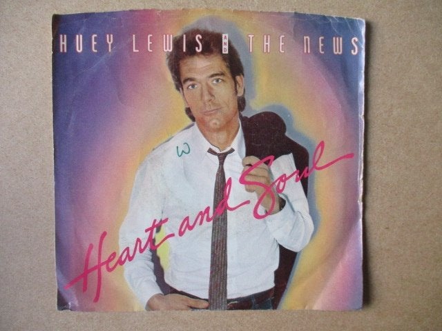 s3009 huey lewis - heart and soul, Ophalen, Gebruikt, 7 inch, Overige genres