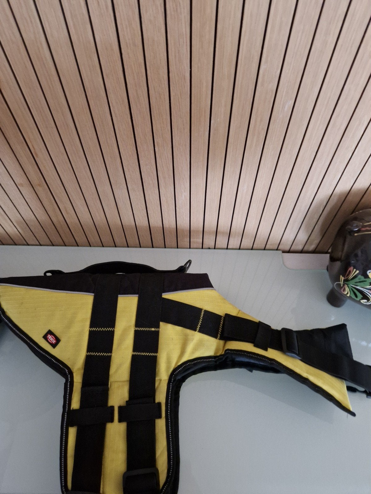 Trixie honden zwemvest., Dieren en Toebehoren, Gebruikt, Trixie, Verstelbaar, Ophalen of Verzenden