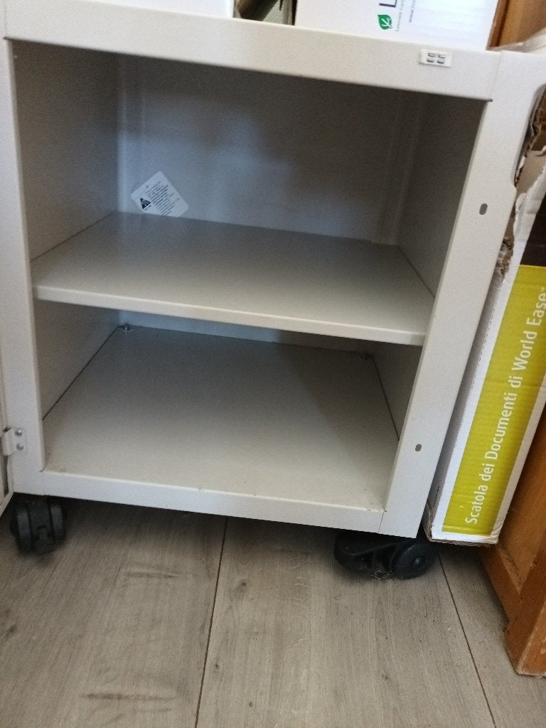 Verrijdbaar opbergkastje met 2 planken, Huis en Inrichting, Ophalen, Gebruikt, Functioneel en praktisch