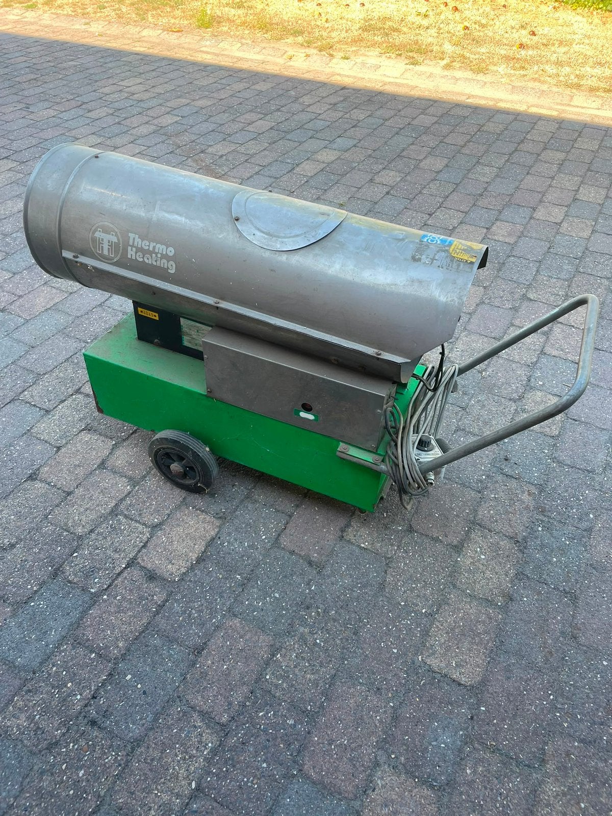 Hetelucht kanon diesel/petrol heater, Doe-het-zelf en Verbouw, Ophalen, Gebruikt, Hoog rendement (Hr), Overige typen