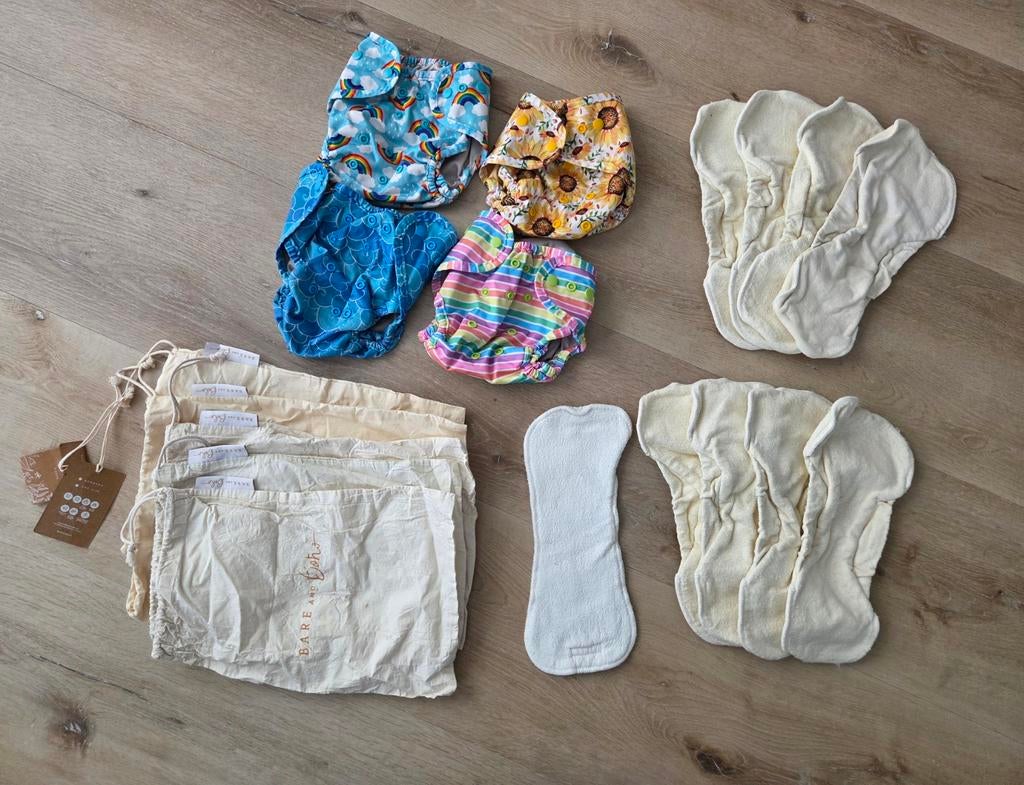 Snap in one luiers Buttons met inleggers Bare en Boho, Ophalen of Verzenden, Overige typen