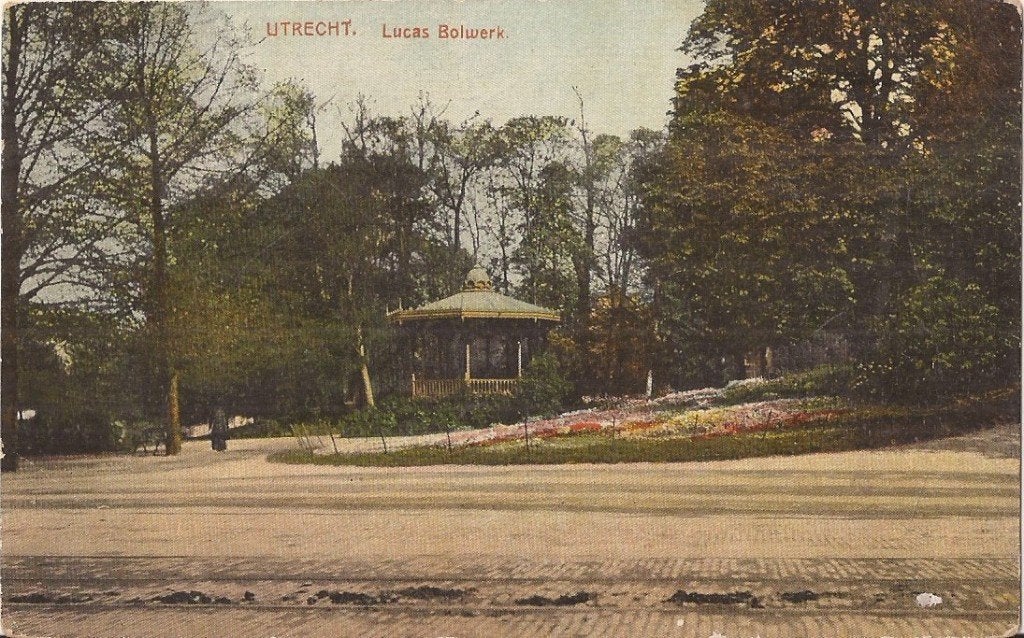 Utrecht Lucas Bolwerk 1914 Uitg. Grand Bazar Francais, Verzamelen, Ansichtkaarten | Nederland, Gelopen, Utrecht, Voor 1920, Ophalen of Verzenden