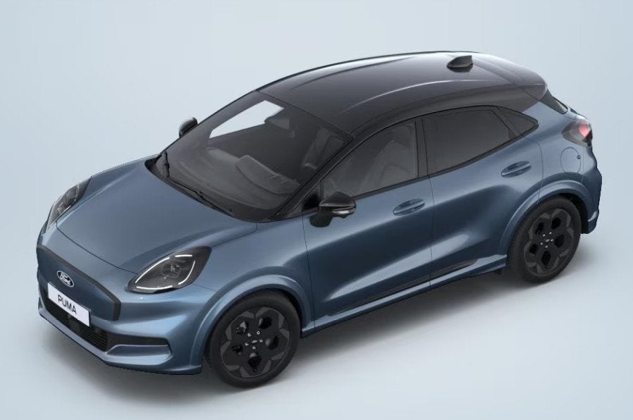 Ford Puma Gen-E BlueCruise Edition 47 kWh €4.400,- Ford Vo, Auto's, Ford, Puma, Blauw, Leder en Stof, Automatische klimaatregeling