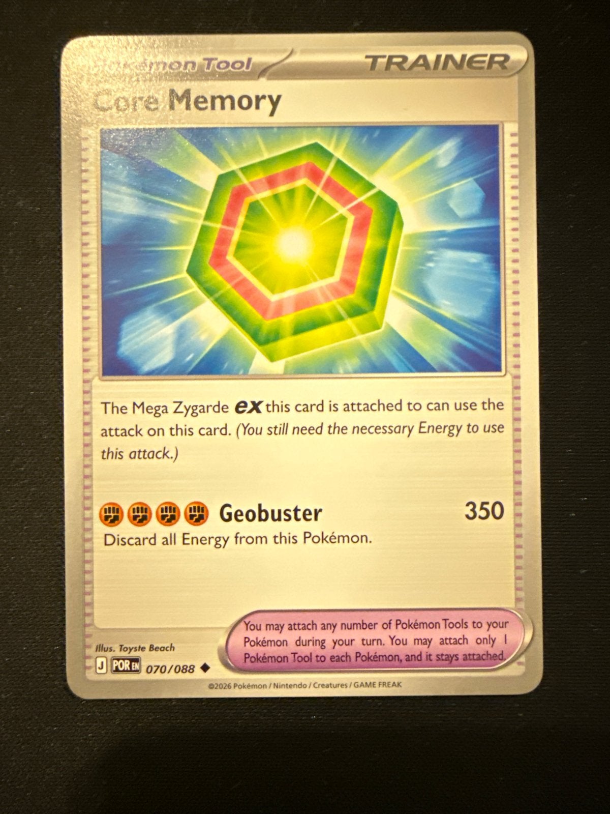 Pokémon TCG: Core Memory Trainer Kaart (070/088), Ophalen of Verzenden, Zo goed als nieuw, Losse kaart