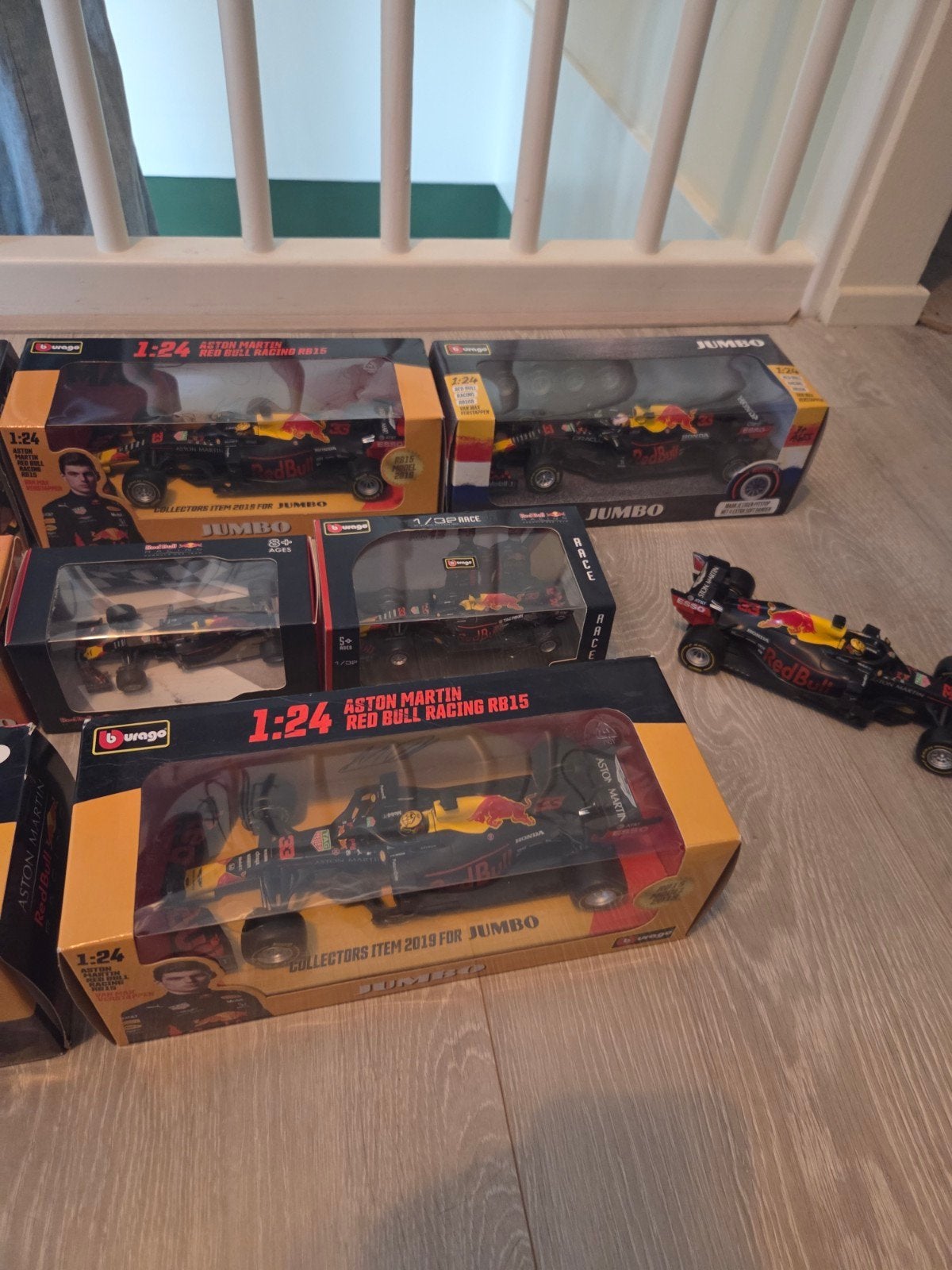 9x Max Verstappen auto's, Ophalen of Verzenden, Gebruikt, Formule 1