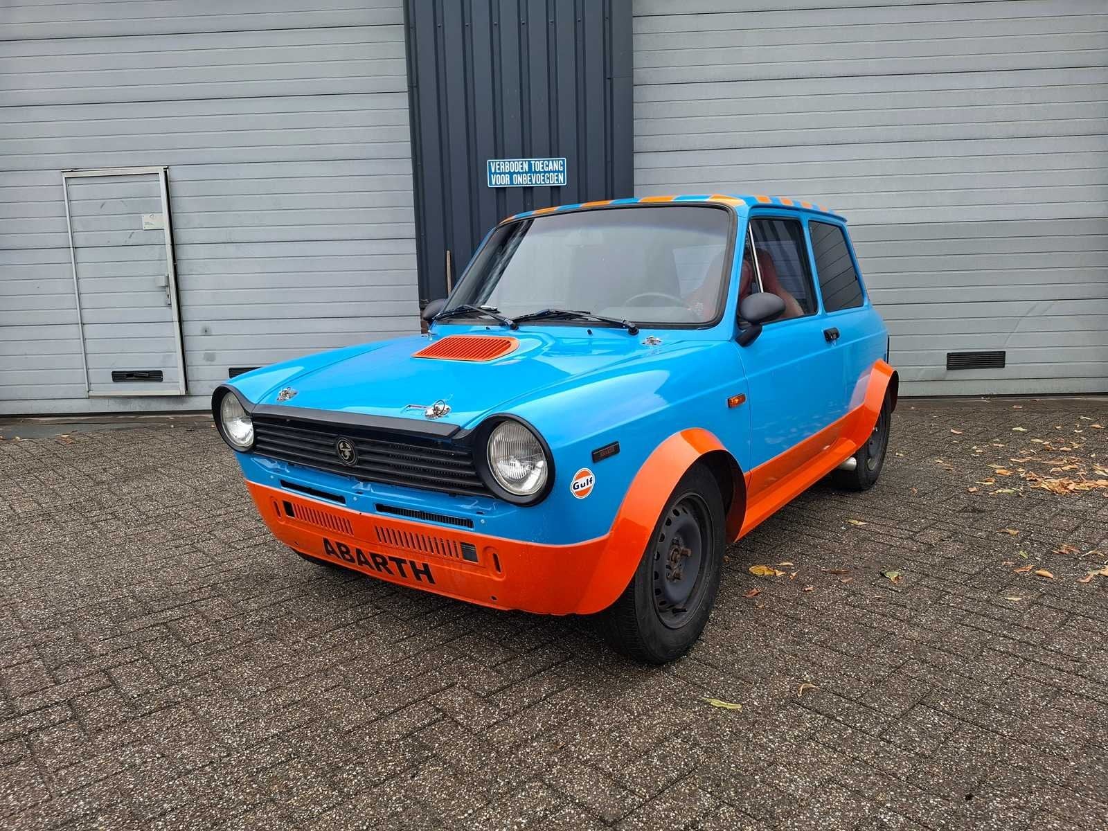 Lancia Abarth - 1980 - A112 Junior - (Gulf Racing look) - Pe, Auto's, Gebruikt, Overige modellen, Overige carrosserieën, Bedrijf