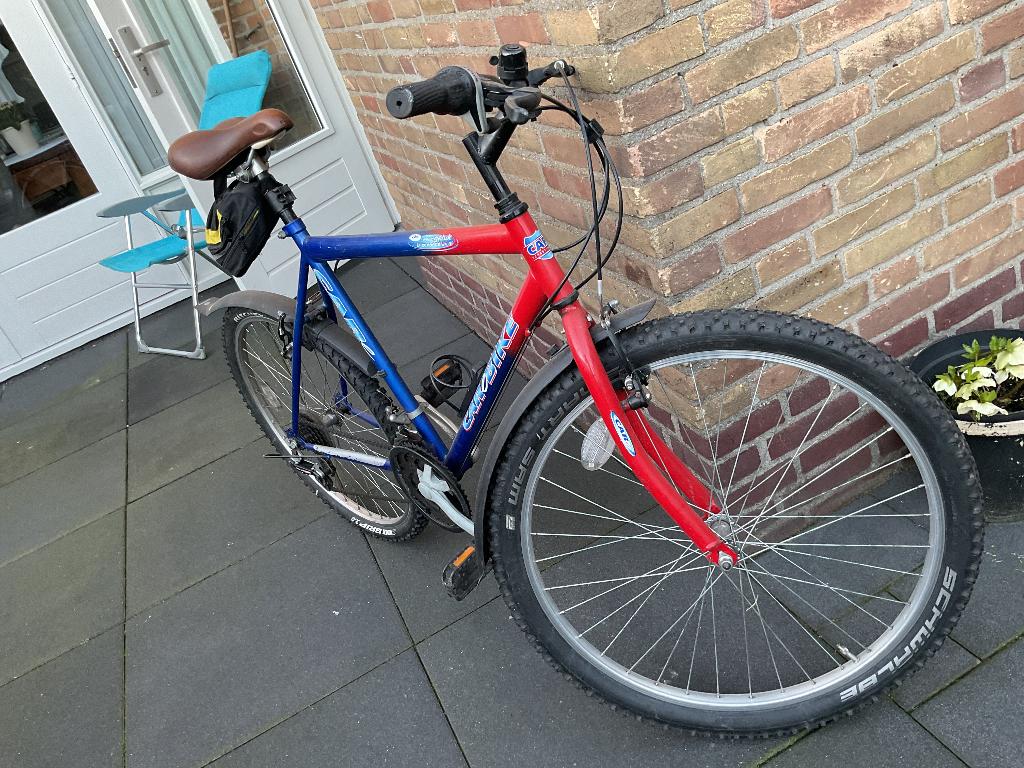 Crossfiets, Fietsen en Brommers, Fietsen | Crossfietsen en BMX, 24 inch of meer, Gebruikt, Staal, V-brakes