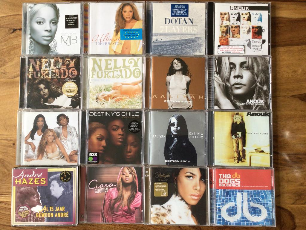 Aaliyah, Destiny’s child, Mary J Blige etc.. cd ‘s, Ophalen of Verzenden, Zo goed als nieuw, R&B
