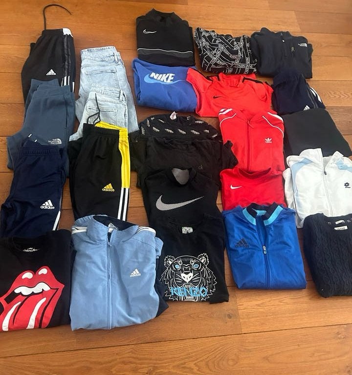 Partij jongens merkkleding 70 stuks, Kinderen en Baby's, Ophalen of Verzenden, Zo goed als nieuw, Maat 146