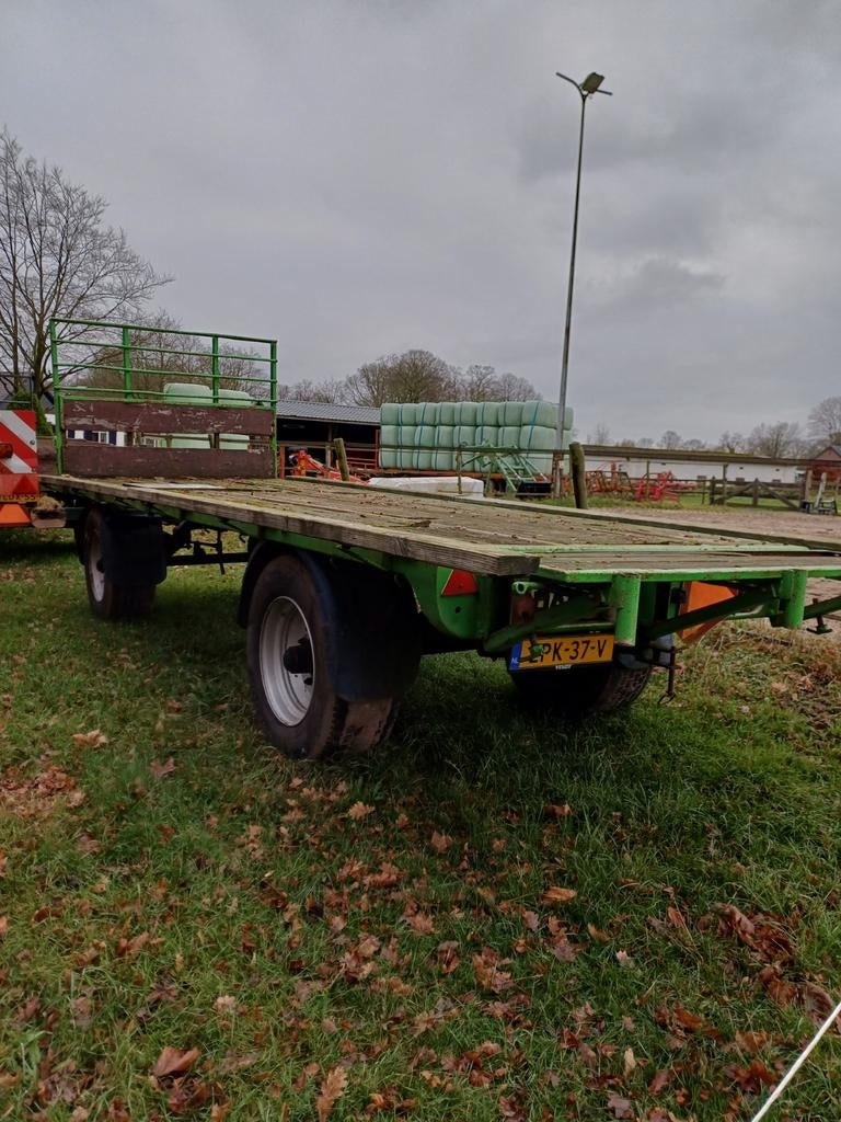 Platte wagen, transport wagen, Doe-het-zelf en Verbouw, Transportwagens, 100 liter of meer, Ophalen of Verzenden, Transportkar
