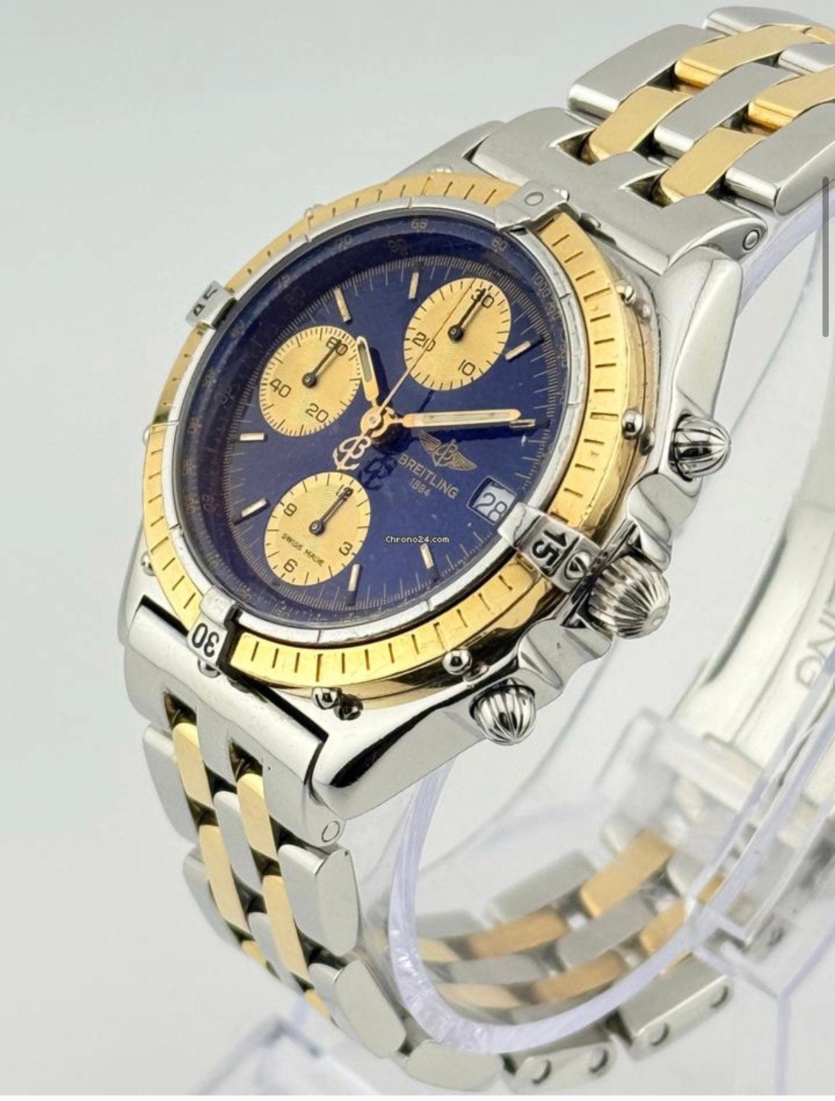 Gezocht: breitling band (chronomat D13050), Ophalen of Verzenden, Zo goed als nieuw, Breitling