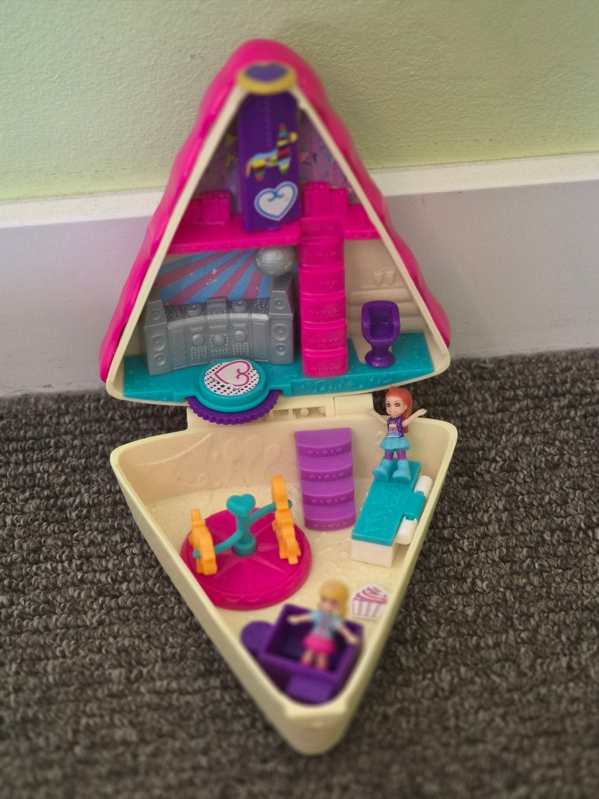 Polly Pocket Taart Speelset met Poppetjes, Ophalen of Verzenden