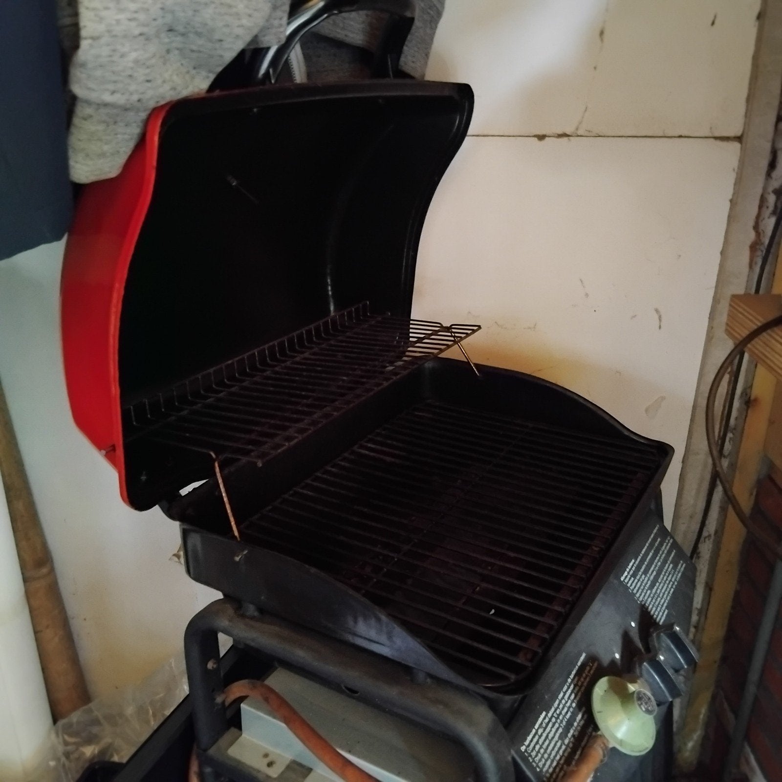 Gasbarbecue, Ophalen, Duwrolstoel
