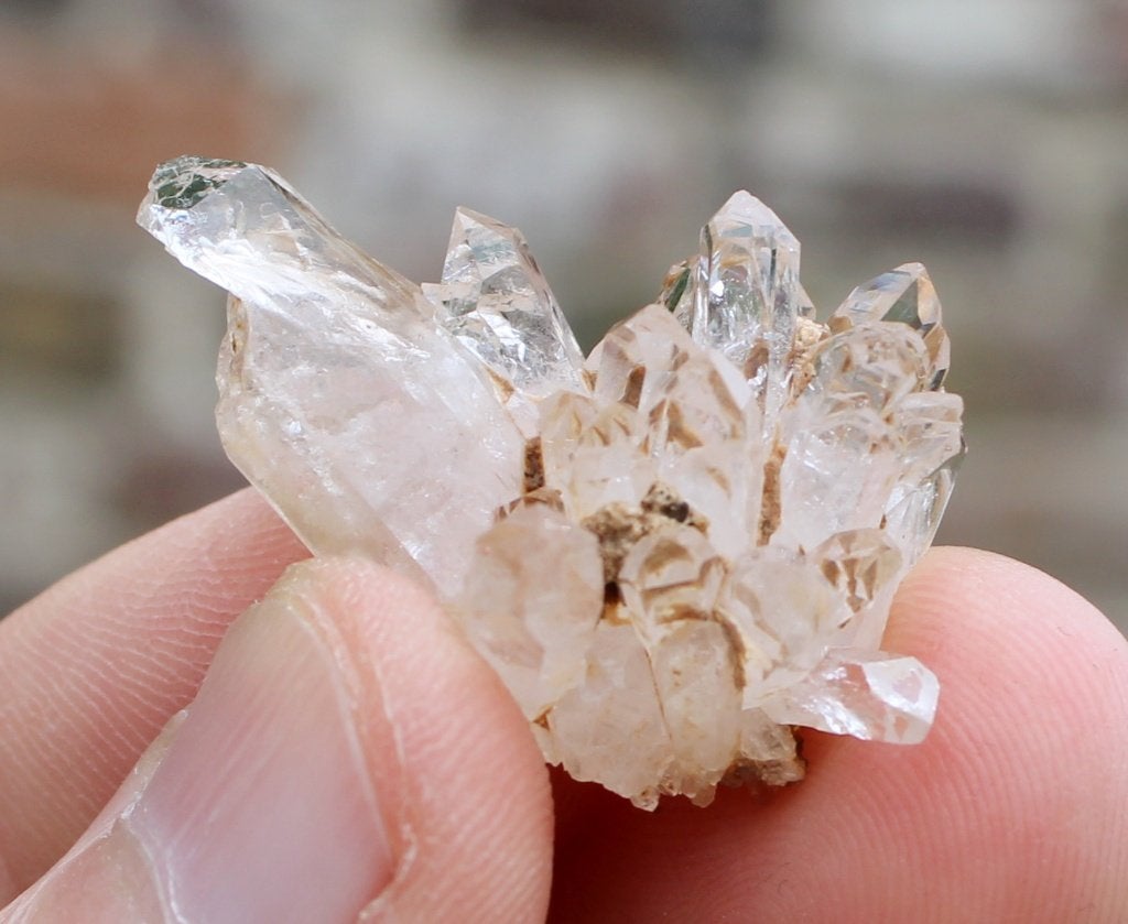 BERGKRISTAL cluster uit Erongo in NAMIBIE, Ophalen of Verzenden, Mineraal