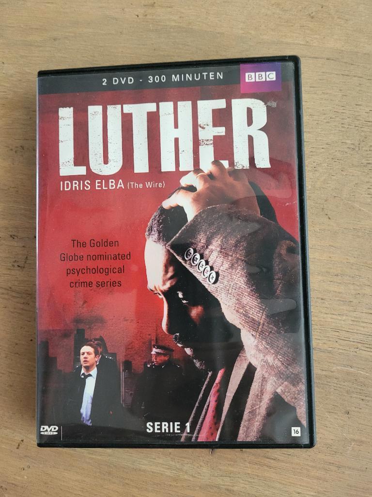 DVD Luther BBC Idris Elba serie 1, Alle leeftijden, Ophalen of Verzenden, Zo goed als nieuw
