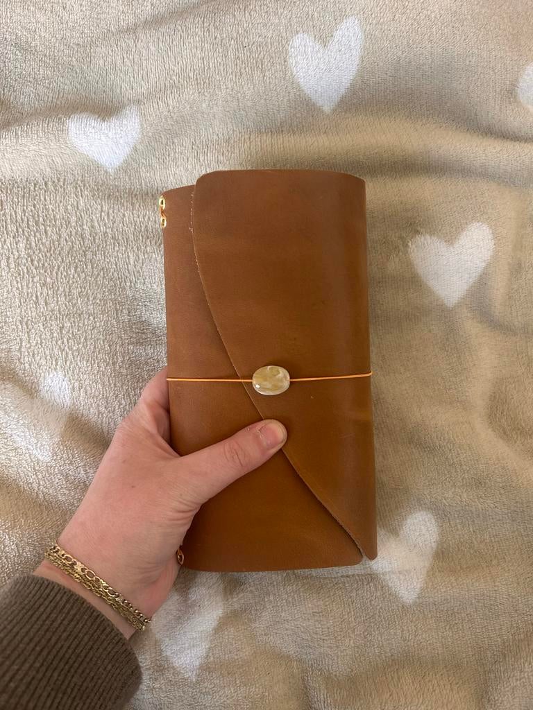 Handgemaakte leren hobonichi weeks cover, Diversen, Agenda's, Ophalen of Verzenden, Nieuw