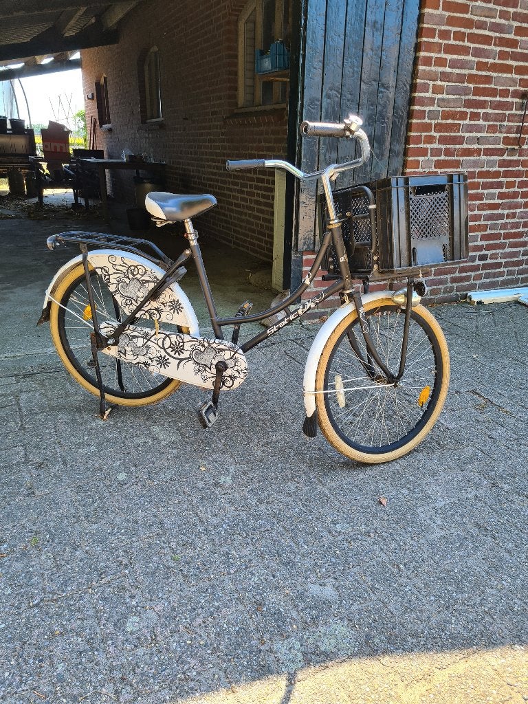 Meisjesfiets, damesfiets, Terugtraprem, Ophalen, Overige merken, Gebruikt