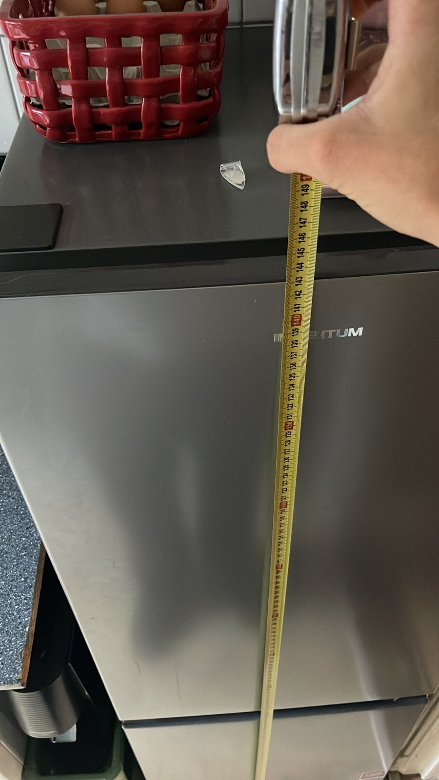 Inventum koelvriescombinatie, 150 tot 200 liter, Ophalen, Zo goed als nieuw, Met aparte vriezer