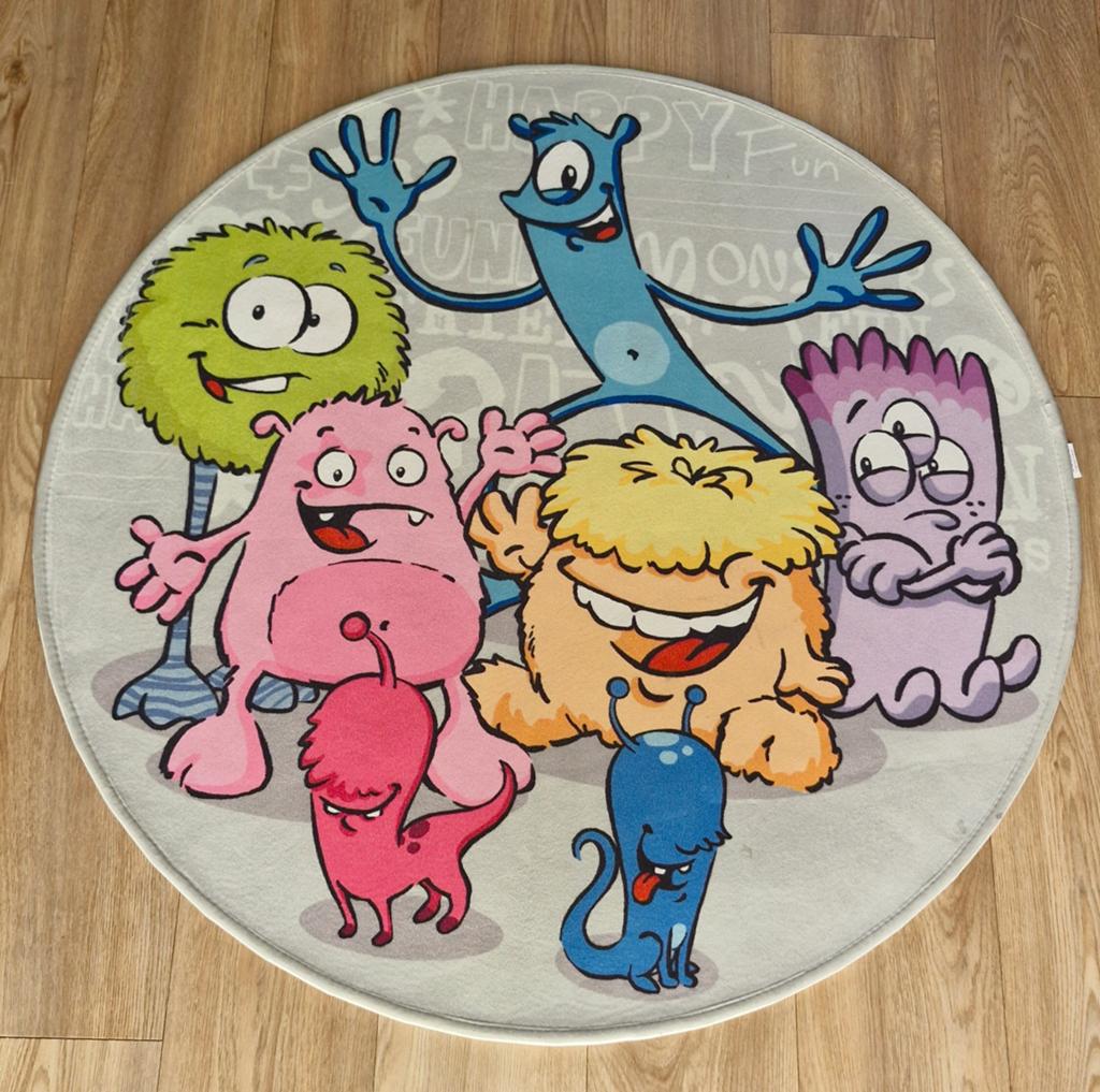 Rond monstervloerkleed, Ophalen, Zo goed als nieuw, Rond