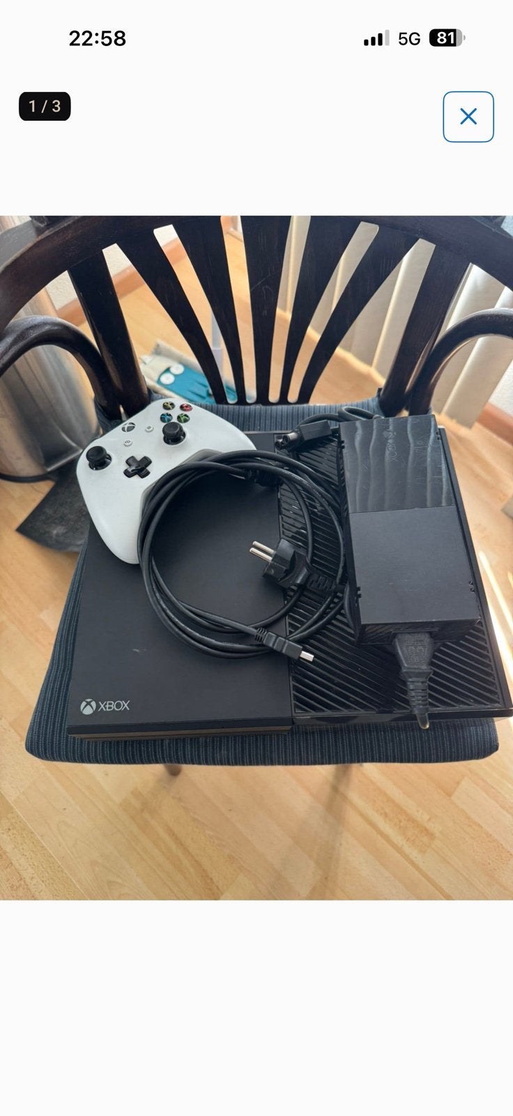 Xbox one 500gb + controller, Ophalen, Zo goed als nieuw, 500 GB, Met 1 controller