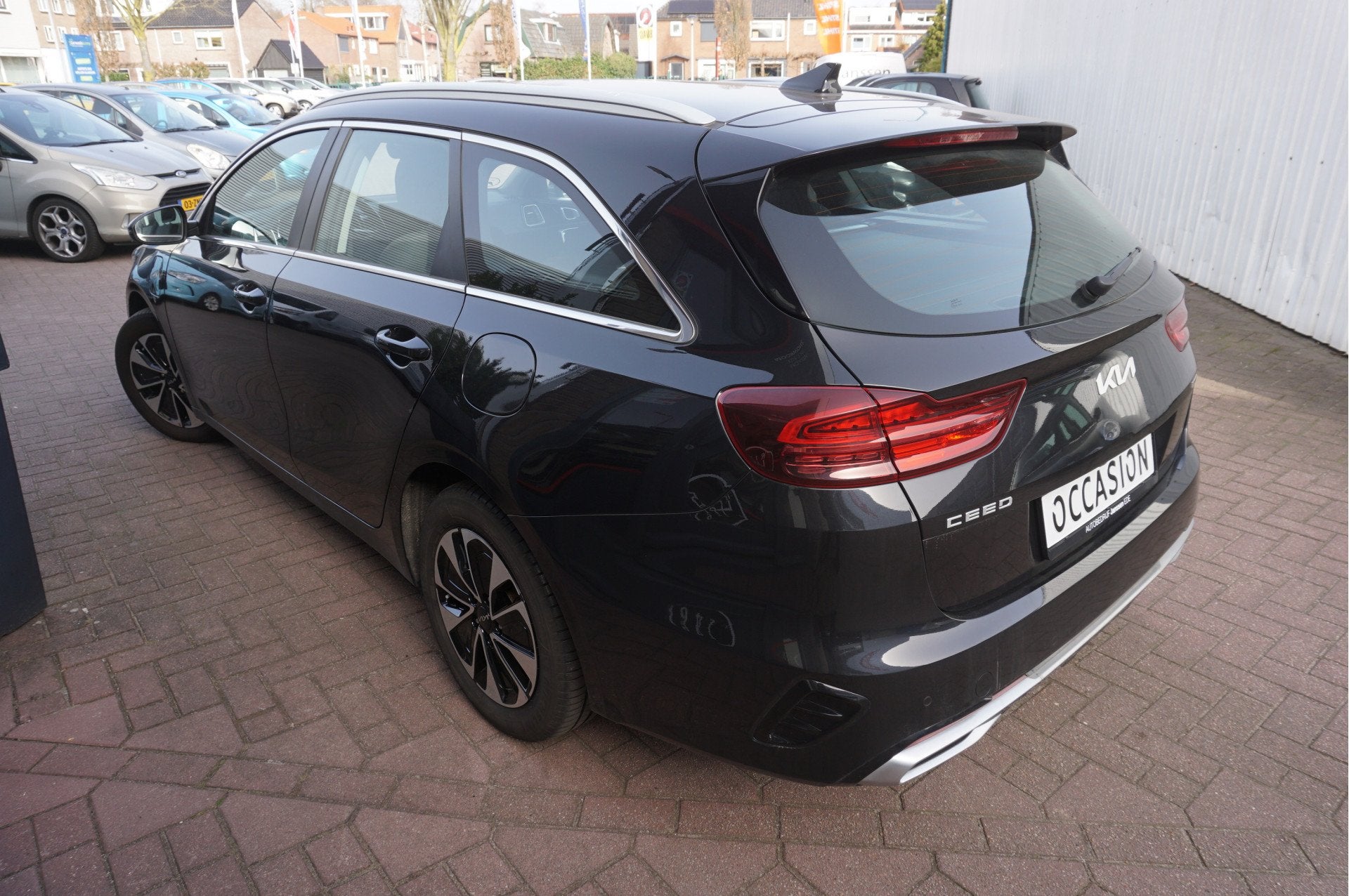 Kia Ceed Sportswagon 1.6 GDI PHEV DynamicLine Automaat, Gebruikt, Zwart, Automatische klimaatregeling, Zwart