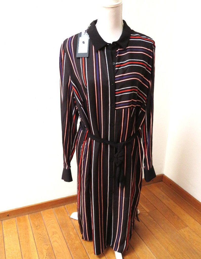 K72 MART VISSER nieuwe jurk kreukvrij zwart maat 42, Kleding | Dames, Jurken, Mart Visser, Zwart, Maat 42/44 (L), Nieuw