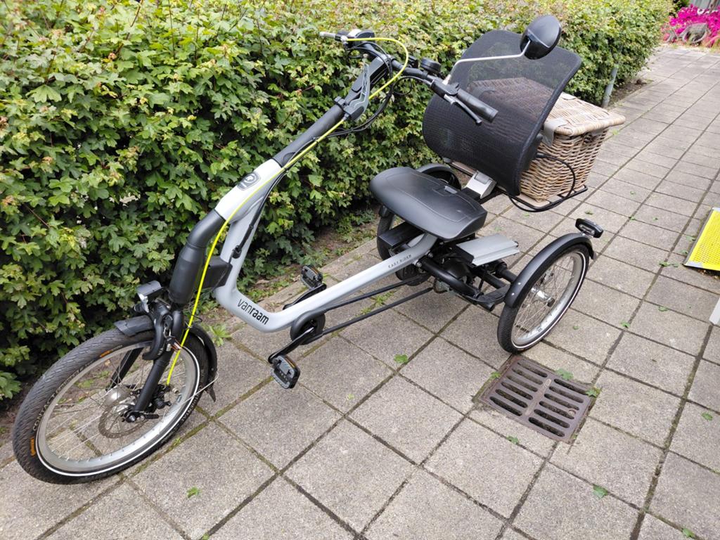 Van Raam Easy Rider driewieler, z.g.a.n. met rollator drager, Fietsen en Brommers, Ophalen, Zo goed als nieuw, Van Raam