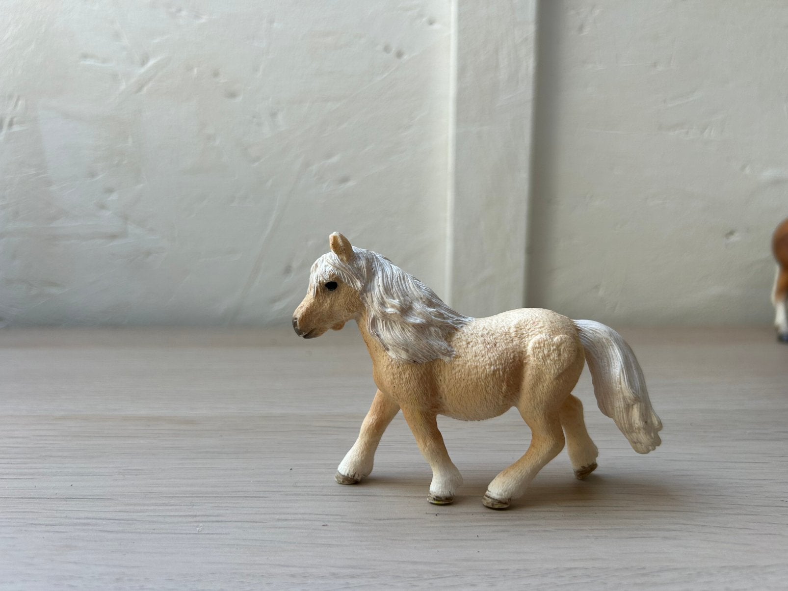 Schleich shetlander, Ophalen of Verzenden, Zo goed als nieuw, Paard, Beeldje of Figuurtje