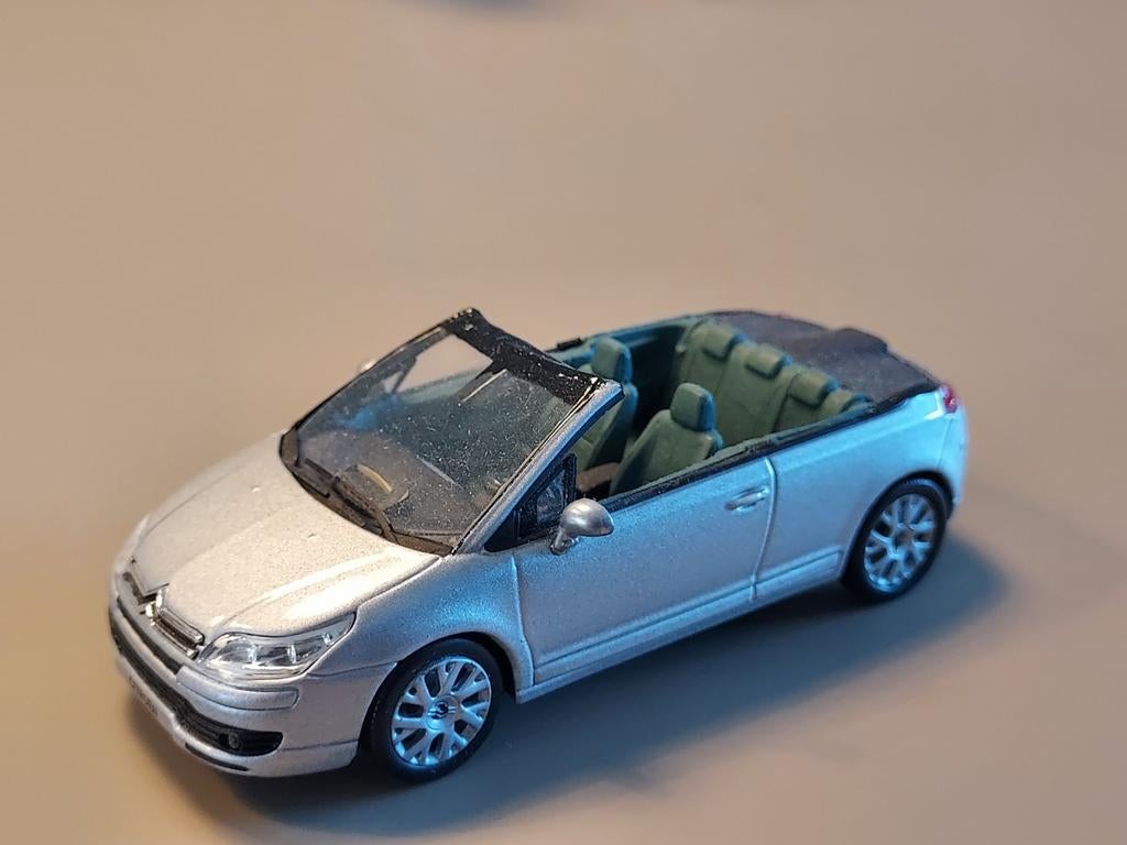 Citroën C4 cabriolet unieke verbouwing 1:43 Norev, Ophalen of Verzenden, Gebruikt, Auto, Norev