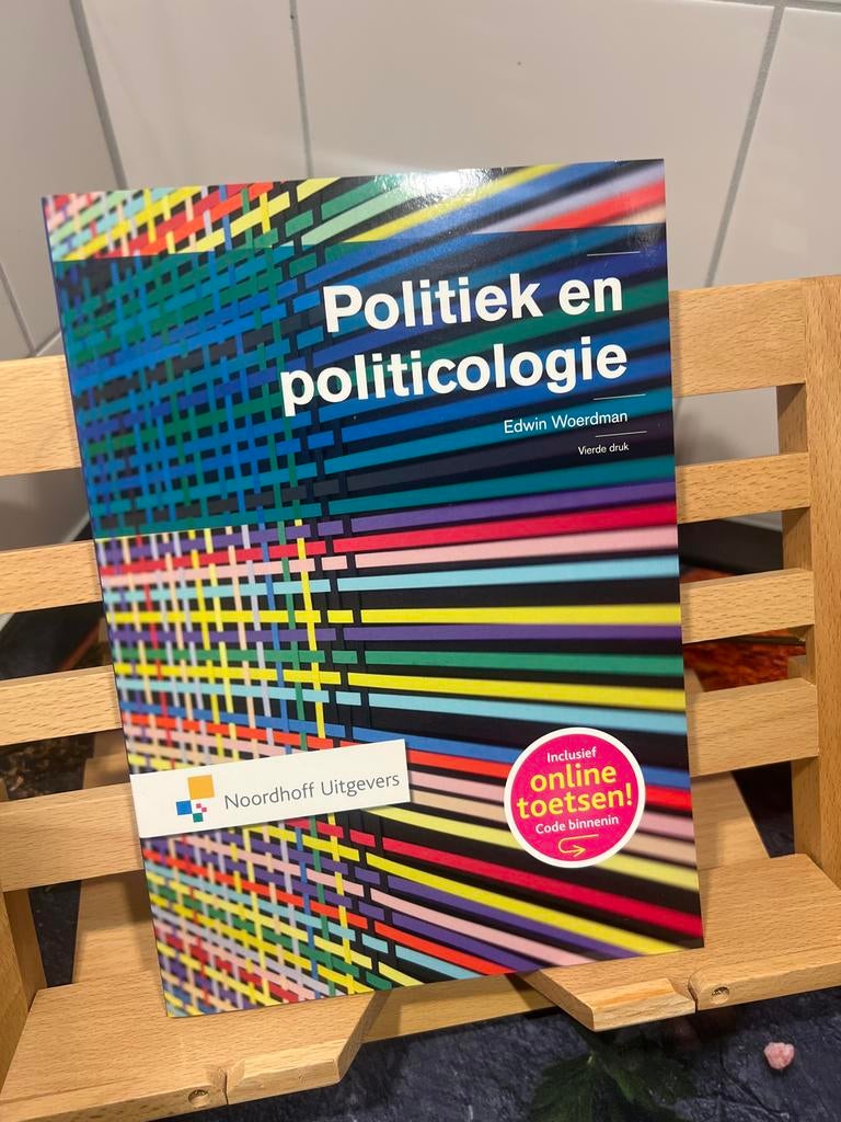 Politiek en politicologie - Edwin Woerdman (4e druk), Boeken, Studieboeken en Cursussen, Ophalen of Verzenden, Gamma, Zo goed als nieuw