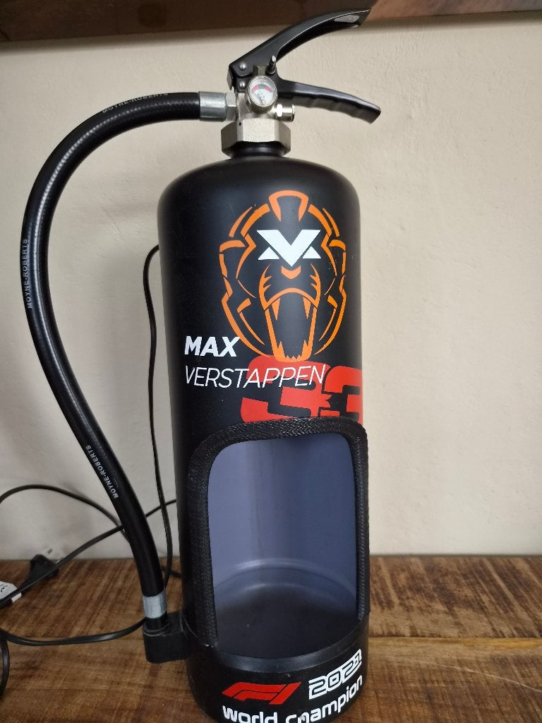 Max verstappen brandblusser lamp, Ophalen of Verzenden, Gebruikt, Formule 1