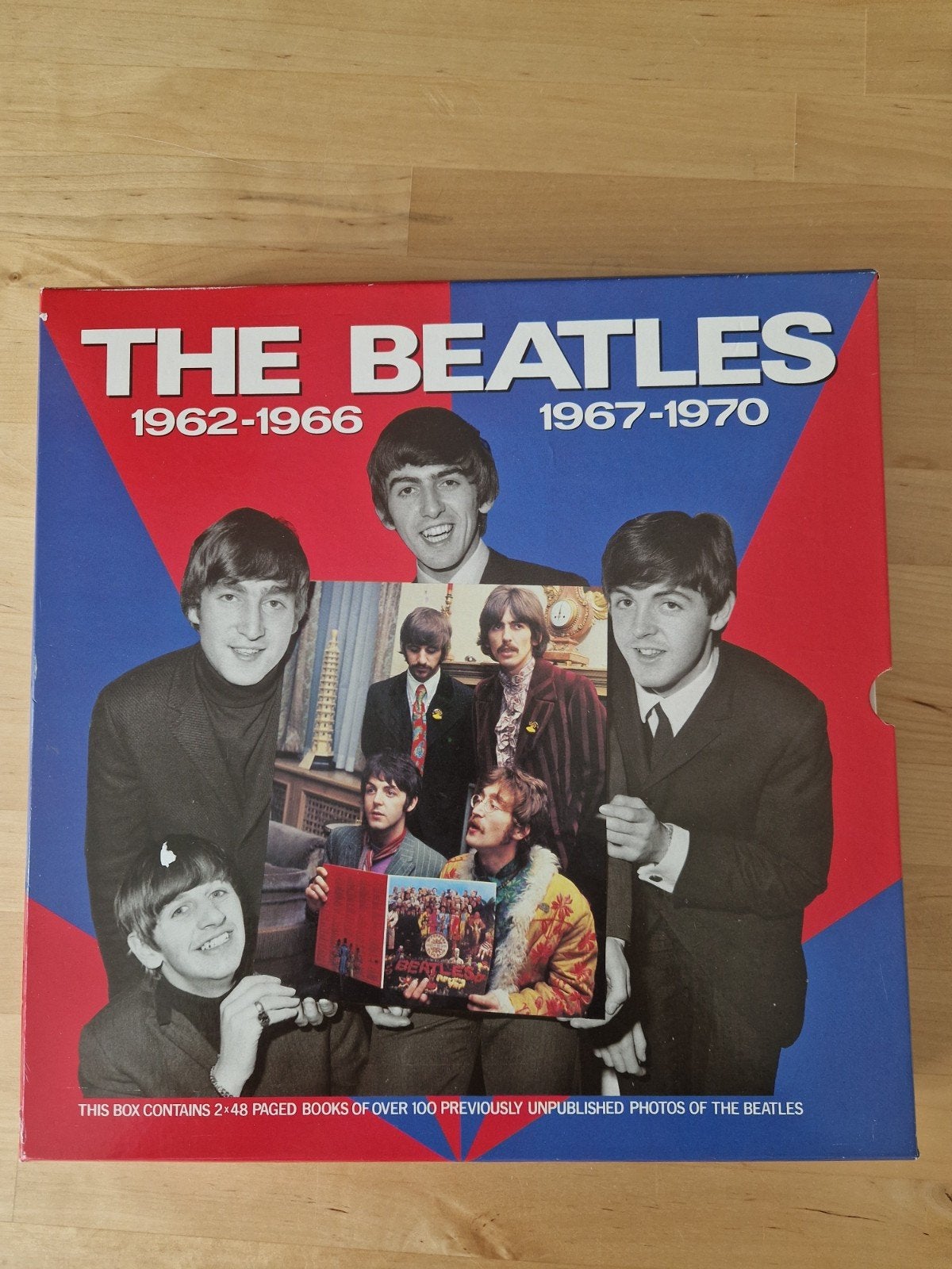 The Beatles 1962-1966 & 1967-1970 Boxset met Boeken, Ophalen of Verzenden, 1960 - 1969, Zo goed als nieuw, Boxset