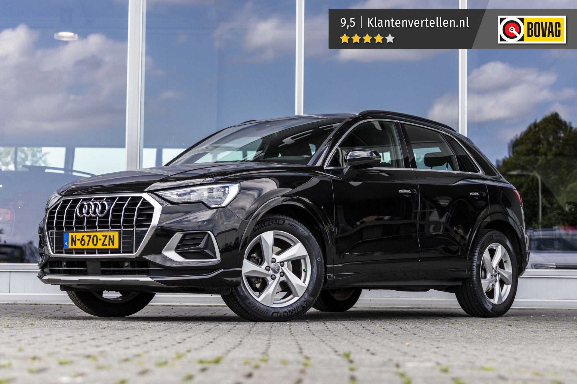 Audi Q3 35 TFSI Pro Line | E-trekhaak | Stoelver. | LED, 12 maanden, Stof, 4 cilinders, Zwart