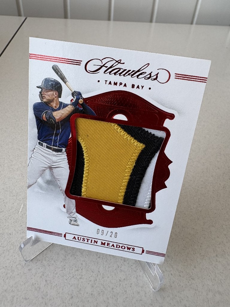 Flawless baseball card, Austin Meadows (patch, 9/20), Ophalen of Verzenden, Nieuw, Plaatje