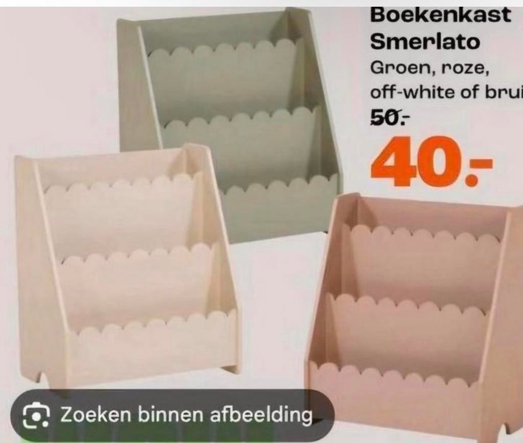 GEZOCHT: boekenkast kwantum Smerlato ROZE. Omgeving Brielle, Huis en Inrichting, Kasten | Boekenkasten, Zo goed als nieuw, Minder dan 100 cm