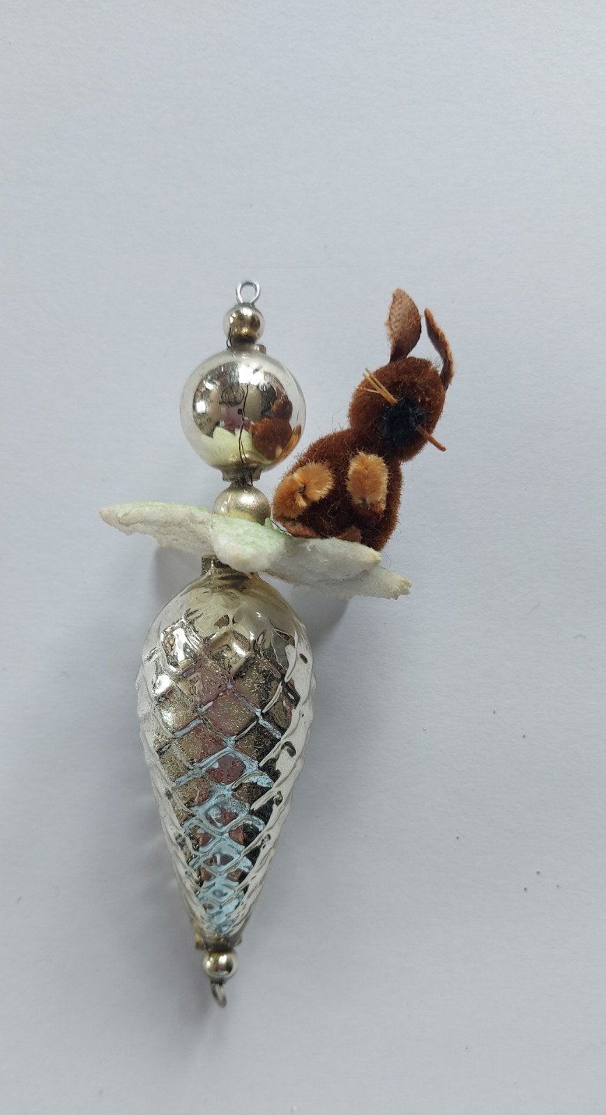 Oude/vintage kerstbal gablonzer € 17.50, Diversen, Kerst, Ophalen of Verzenden