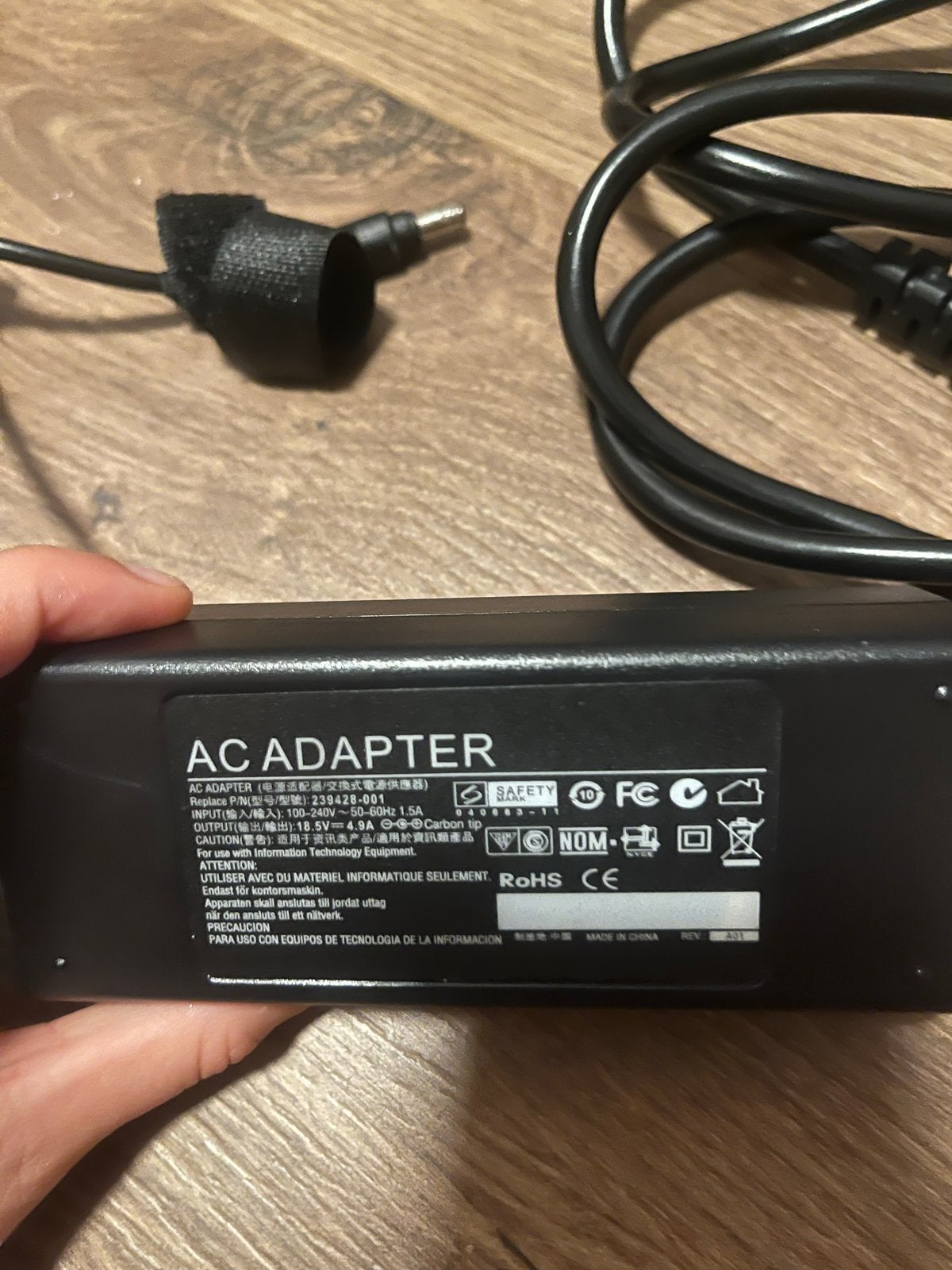 BLU.BASIC Laptop AC Adapter 90W (18.5V-4.9A), Computers en Software, Laptop-opladers, Ophalen of Verzenden, Nieuw