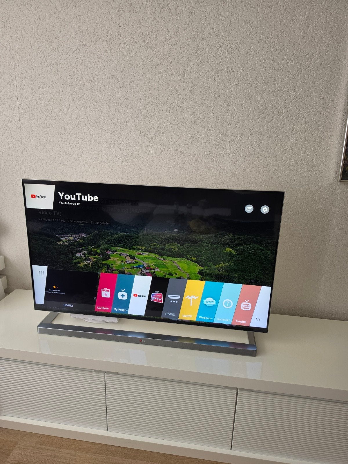 LG 49LB870V 49 inch Full HD Smart TV met 3D en camera, Ophalen, Gebruikt, 50 Hz, 100 cm of meer